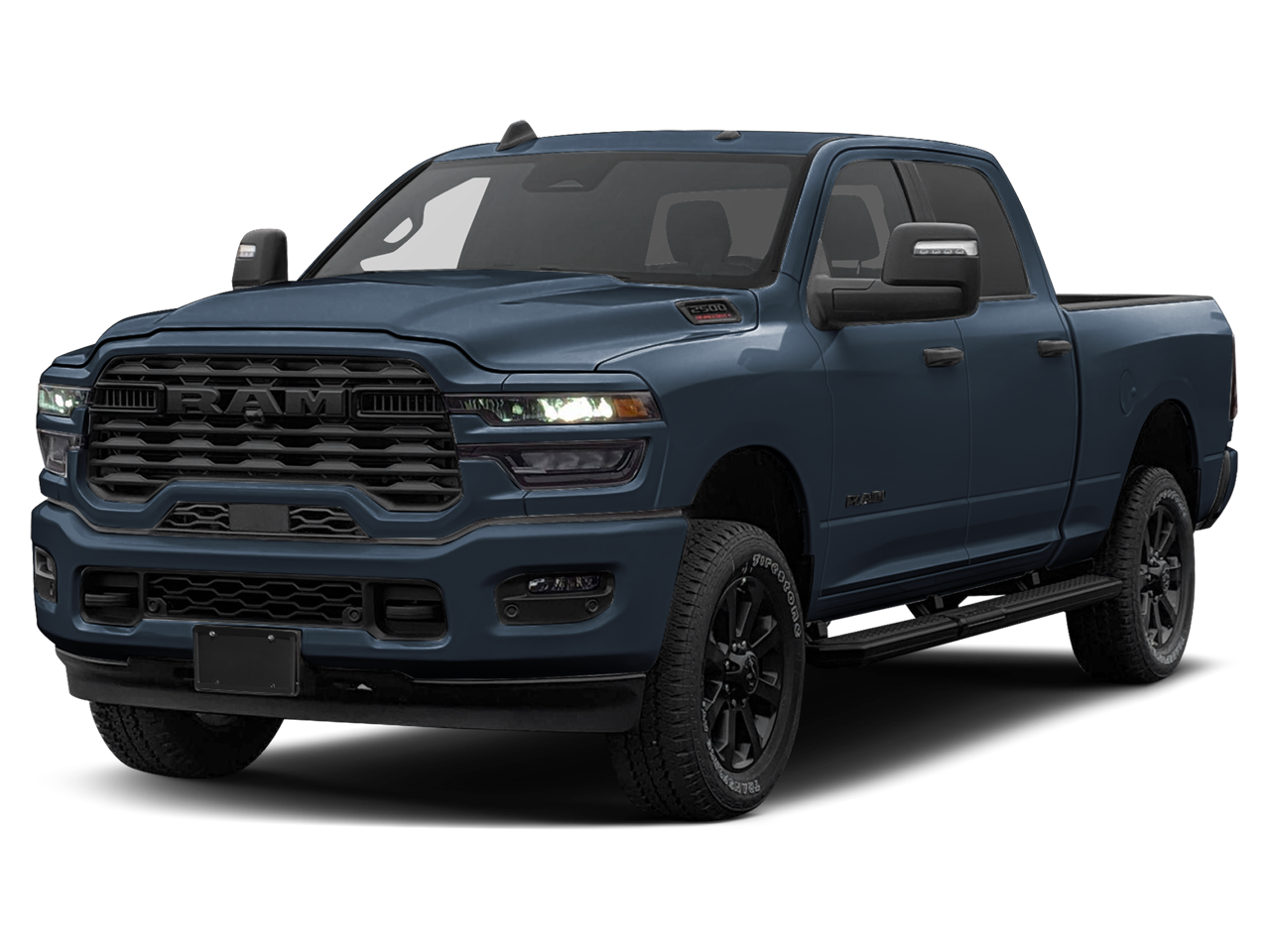 2026 RAM 2500 Big Horn in Blue Metallic — front three-quarter view