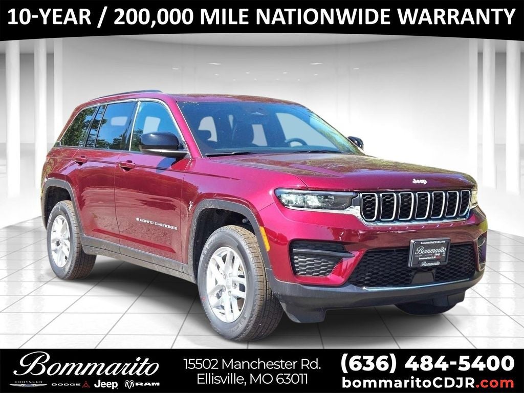 2026 Jeep Grand Cherokee Laredo X in Velvet — front three-quarter view