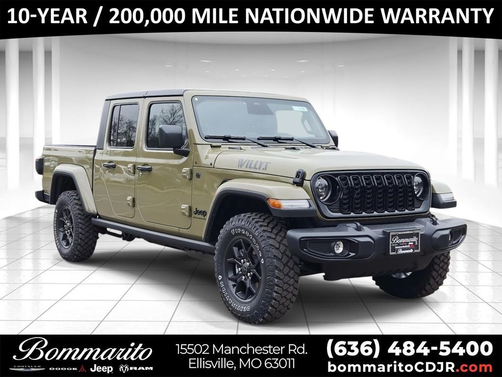 2026 Jeep Gladiator Willys in 41 — front three-quarter view