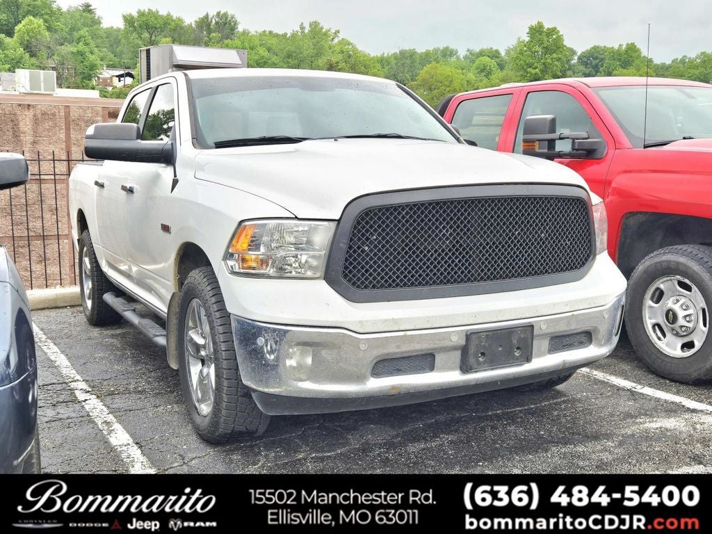 2018 RAM 1500 Big Horn in Bright White Clearcoat — front three-quarter view