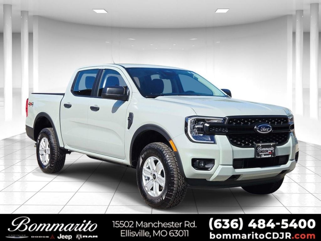 2024 Ford Ranger XL in Cactus — front three-quarter view