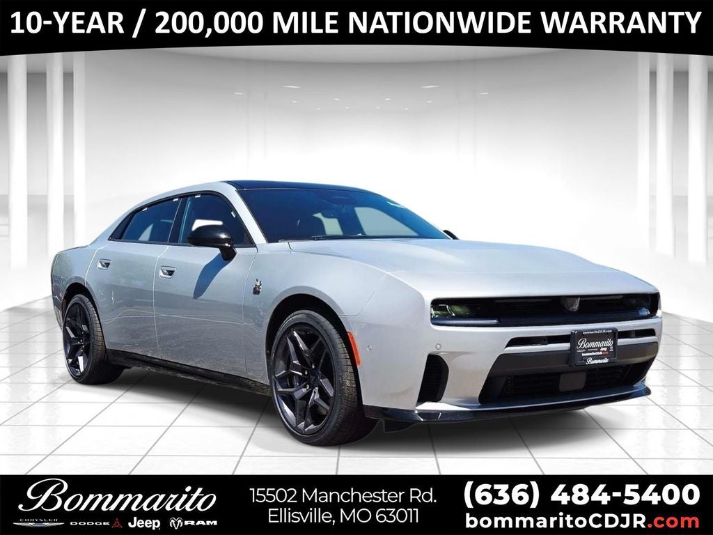 2026 Dodge Charger Scat Pack in Triple Nickel — front three-quarter view