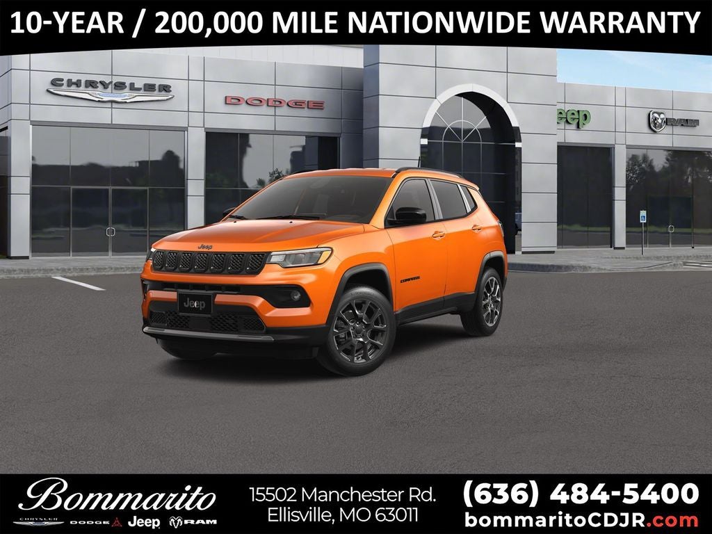 2026 Jeep Compass Latitude in Joose — front three-quarter view