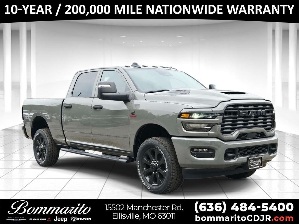 2026 RAM 2500 Tradesman in Gray Clearcoat — front three-quarter view