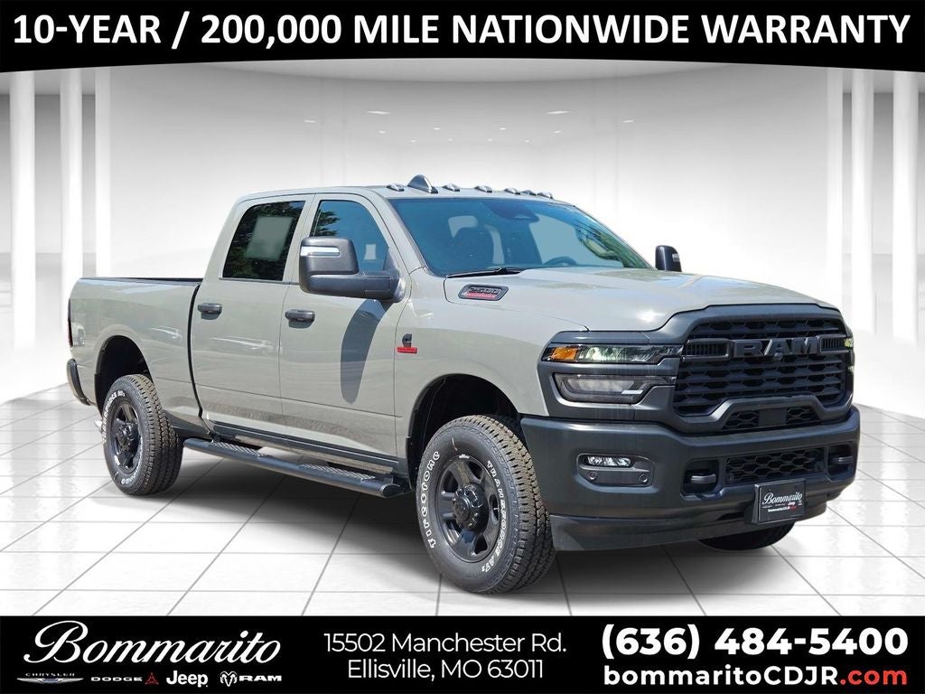 2026 RAM 2500 Tradesman in Gray Clearcoat — front three-quarter view