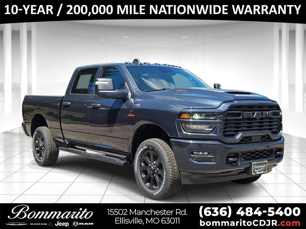 2026 RAM 2500 Tradesman in Blue Metallic — front three-quarter view