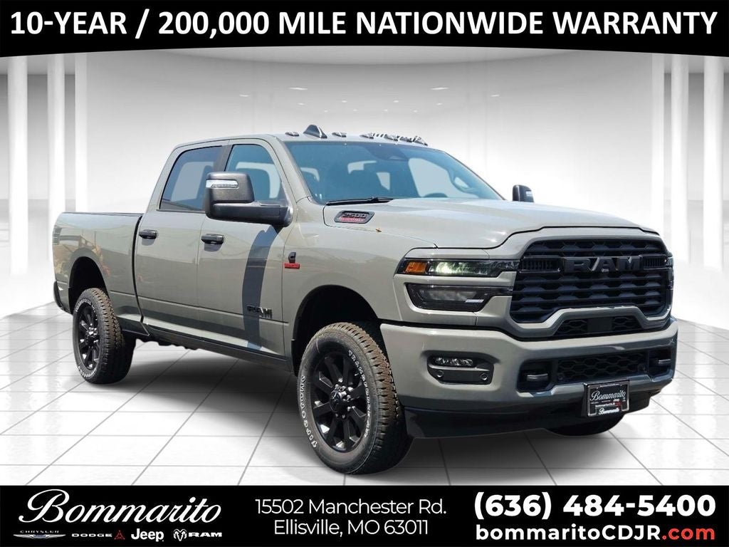 2026 RAM 2500 Big Horn in Gray Clearcoat — front three-quarter view