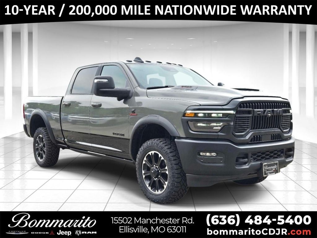 2026 RAM 2500 Rebel in Gray Clearcoat — front three-quarter view
