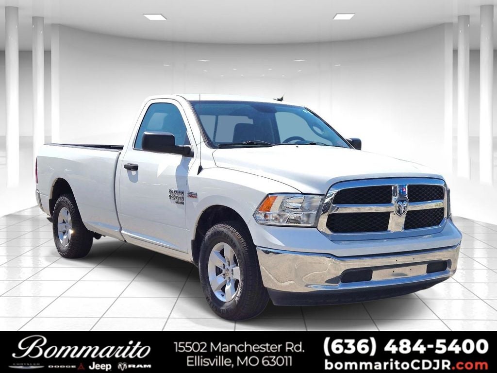 2020 RAM 1500 Classic Tradesman in Bright White Clearcoat — front three-quarter view