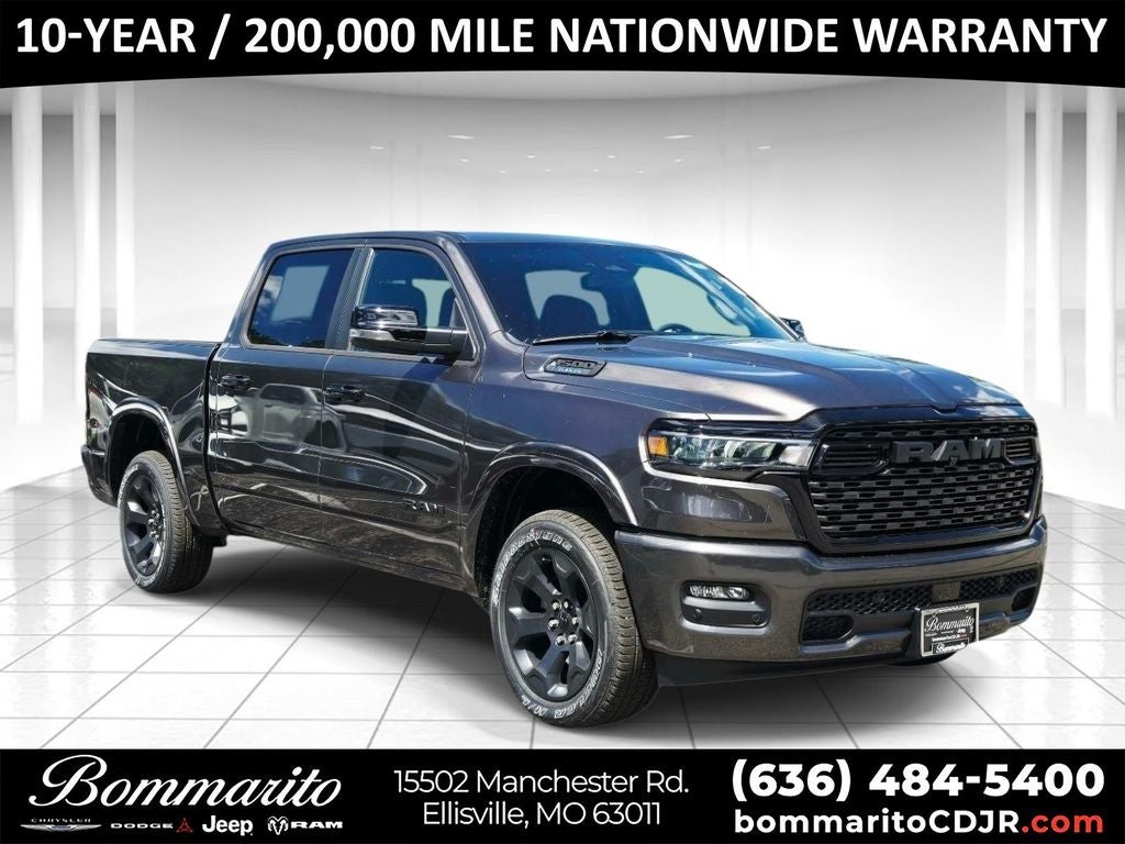 2026 RAM 1500 Big Horn/Lone Star in Crystal Metallic — front three-quarter view