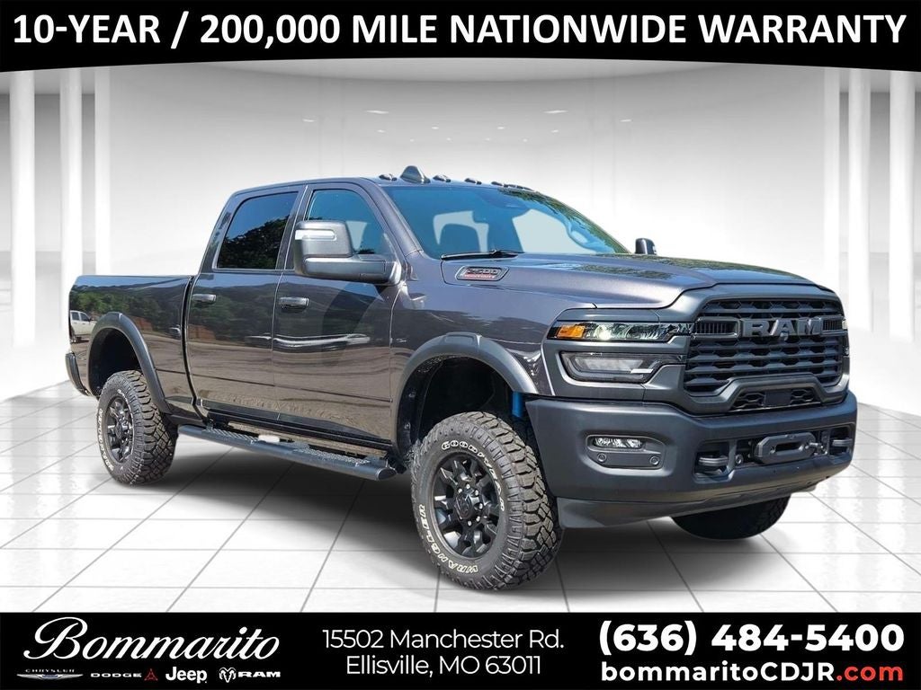 2026 RAM 2500 Tradesman in Crystal Metallic — front three-quarter view