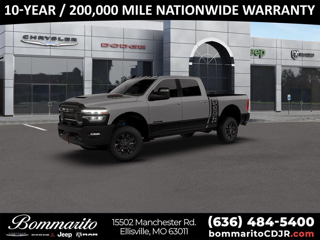 2026 RAM 2500 Power Wagon in Gray Clearcoat — front three-quarter view